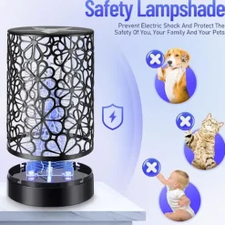 Hot 1 st elektrisk myggfångare utomhus USB-kontakt i myggfångare inomhus insektsmyggfälla lila ljus myggdödare L