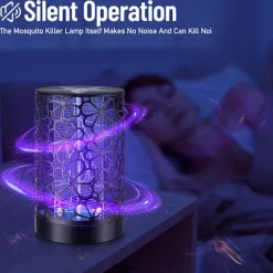 Hot 1 st elektrisk myggfångare utomhus USB-kontakt i myggfångare inomhus insektsmyggfälla lila ljus myggdödare L