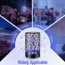 Hot 1 st elektrisk myggfångare utomhus USB-kontakt i myggfångare inomhus insektsmyggfälla lila ljus myggdödare L