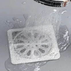 New HEET 1/10 st engångs golvavlopp klistermärke avloppshår fångare lock 10PCS