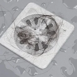 New HEET 1/10 st engångs golvavlopp klistermärke avloppshår fångare lock 10PCS