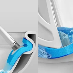 Online 60 st Engångs Toalettrengöringssystem Engångs Spolbar Refill Fresh Brush Spolbar Refill