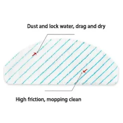 New 50 st Engångsmoppdukar för Deebot Ozmo T8 Aivi, T8 Max, T9 Power/Max T10 Robotdammsugare Ac enligt bilden