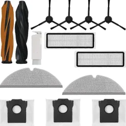 Hot 14 st Ersättningsdelar för D20 Plus Robotdammsugare Tillbehör Huvudborstar Filter Moppdukar D_Kvalitetsgåvor
