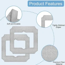 Online 10 st. ersättningsdelar för Ecovacs Winbot Mini, rengöringsdukar, rengöringsduk i mikrofiber