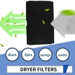 Online 5 st Ersättningsfilter för torktumlare för Beko/Grundig/Elektra Bregenz/Blomberg Del 2964840100