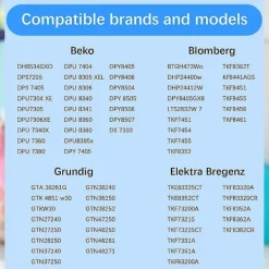 Sale 5 st Ersättningsfilter för torktumlare för //Elektra Bregenz/ Del 2964840100 Torktumlare Reservdelar