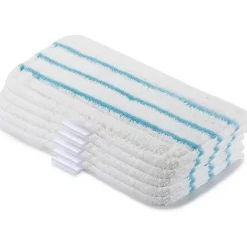 Online 5 st ersättningsmikrofiberdukar Svart ångmopp Torkduk Rengöringsduk M