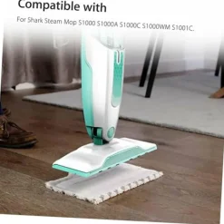 Best 4 st Ersättningsmoppdukar Vita Rengöringsdukar Plattmoppspåfyllningar Mikrofibermoppar Tvättbara Dukar Vitt Moppduksskydd