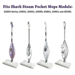 Online 2 st Ersättningsmoppdynor Ångmopp Tygdynor Mikrofibermoppskydd för Hemmet