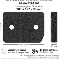 Clearance 6 st Filter för T1 Torktumlare 9164761 Ersättningsdel