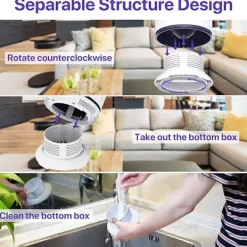 Best 1 st Flygdödare Myggdödarlampa USB Elektrisk Flygdödare