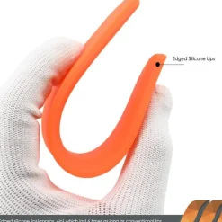 Sale 2 st Fönsterskrapa med Handtag, Flexibel Gummiskrapa, Duschskrapa, för Glas, Speglar, Bilfönster, Badrum, 15 cm