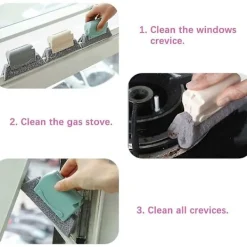 ATELA 4 st Fönsterspår Rengöringsborste, dammsopande fogrengöringsborste