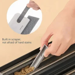 Clearance 5 st Fönsterspår Rengöringsborste Skrapa Borste Fönster Litet Paket Borste Hushållsborste Skrapverktyg Skrapa Rengöringsborste