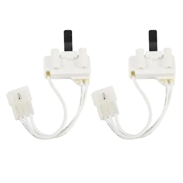 Online 2 ST för 3406107 Torktumlardörrbrytare Monteringsersättningsdel Passar Whirlpool Kenmore