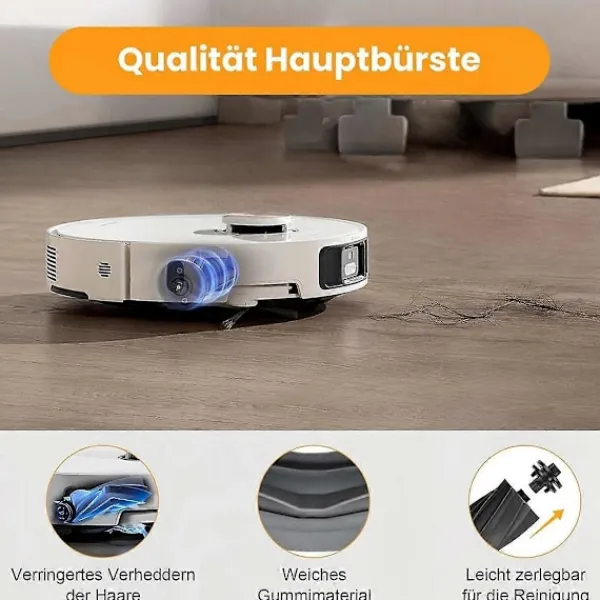 20 ST för Dreame X40 Ultra Complete/X40 Master/L40 Ultra Robotdammsugare Delar Huvudborste Sidoborste Moppduk