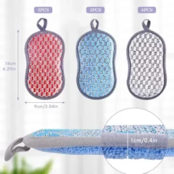 10 st Färgglada Rengöringssvampar, Premium Repfria Återanvändbara Disksvampar för Kök, Badrum, Enkel Diskning