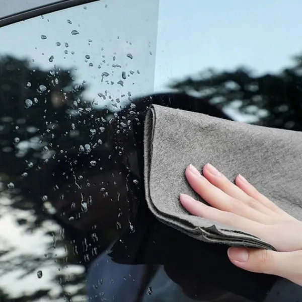 Online 10 st förtjockad magisk rengöringsduk mikrofiber yta Svart 20