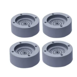 Discount 4 st fötter till tvättmaskin 4-pack Grå