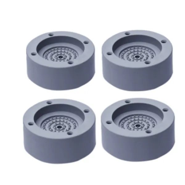 Discount 4 st fötter till tvättmaskin 4-pack Grå