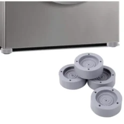 Discount 4 st fötter till tvättmaskin 4-pack Grå