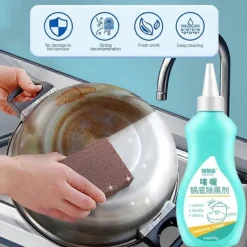 Discount 1 st Gel Grytbotten Svart Borttagare, Rengöringsgel för Grytbotten, Rengöringspasta för Rostfria Köksredskap