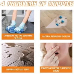 Clearance 1-3 st Golvrengöring För Alla Robotdammsugare och Moppar, Flytande Golvrengöringsmedel Kompatibelt med Roborock & Omo Joint