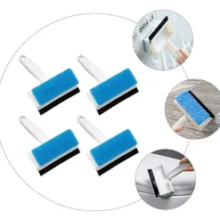 Discount 4 st golvtvättborstar duschrengöringsborste badkarborstar kakelborstar toalett rengöringsborstar skrubbor badrumsrengöringstillbehör