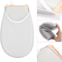 1 st (Grå) Bärbar Strykjärn Handhållen Non-Stick Strykjärnsöverdrag Strykning