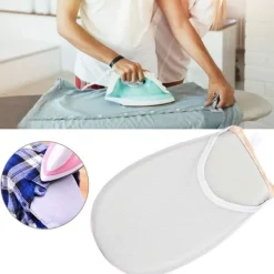 1 st (Grå) Bärbar Strykjärn Handhållen Non-Stick Strykjärnsöverdrag Strykning