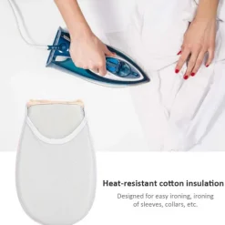 1 st (Grå) Bärbar Strykjärn Handhållen Non-Stick Strykjärnsöverdrag Strykning