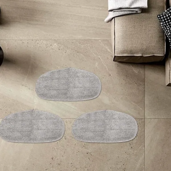 Online 3 st grå moppdukar för Leifheit Cleantenso ångrengörare ånga