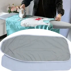 Outlet 1 st (Grå, 91x31cm) Strykbrädeöverdrag Enfärgat Strykbräde