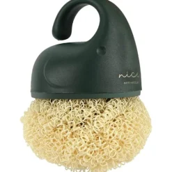 Hot 2 st gröna återanvändbara nanofiberrengöringsbollar, multifunktionellt rengöringsverktyg