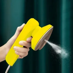 Sale 1 st (gul) Bärbar Mini Strykmaskin, Handhållen Ånga