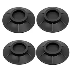 Outlet 4 st Gummi Glidskydd Vibrationsdämpare Runda Fötter Sugkoppsbas för Tvättmaskin