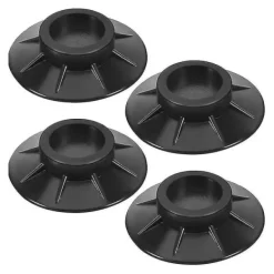 Outlet 4 st Gummi Glidskydd Vibrationsdämpare Runda Fötter Sugkoppsbas för Tvättmaskin