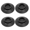 Clearance 4 st Gummi på glid vibrationsdämpare runda fötter sugkopp bas för tvättmaskin