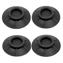 Clearance 4 st Gummi på glid vibrationsdämpare runda fötter sugkopp bas för tvättmaskin
