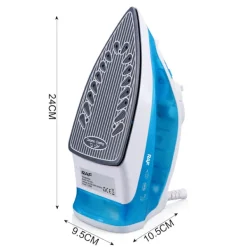 Discount 1 st Handhållen Ångstrykjärn i Blått, Europeisk Reglering R.1229, Hushållsbruk