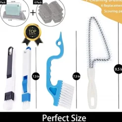 Discount (13 st) Handhållna spårrengöringsverktyg för dörrar och fönster