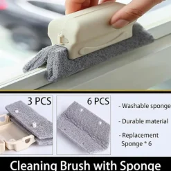 Discount (13 st) Handhållna spårrengöringsverktyg för dörrar och fönster