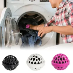 Best DMstore 5 st Handväske Rengöringskulor Tar Bort Smuts Damm Skräp Hår 3 Färger Återanvändbara Tvättade Klibbiga A02