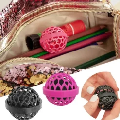 Best DMstore 5 st Handväske Rengöringskulor Tar Bort Smuts Damm Skräp Hår 3 Färger Återanvändbara Tvättade Klibbiga A02