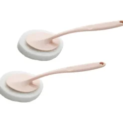 Outlet 2 st Hemrengöringsborste Avkalkningsborste Fläckborttagningsdynor Borste Suddgummi Tvättbad Rengöringsmedel