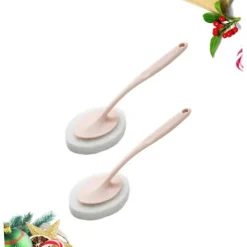 Outlet 2 st Hemrengöringsborste Avkalkningsborste Fläckborttagningsdynor Borste Suddgummi Tvättbad Rengöringsmedel