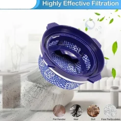 Online 6 st HEPA-filter för Samsung sladdlös dammsugare, reservdelar dammfilter enligt bild