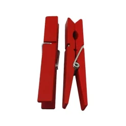 Outlet 40 st hållbara 2,9 tum klädnypor klädnypor (röd)