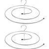 2 st hopfällbara diskställ spiral torkställ dropptorkställ klädtorkställ stativ spiralhängare